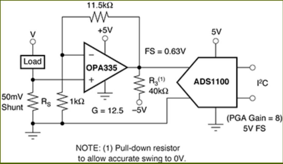 current measurement circuit diagram