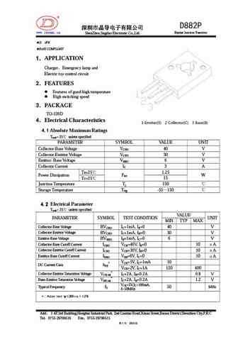 d882 transistor circuit diagram