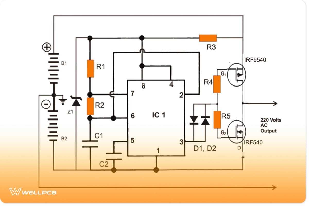 dc to ac inverter schematic diagram dc to ac inverter schematic diagram