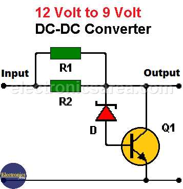 dc to dc converter schematic diagram