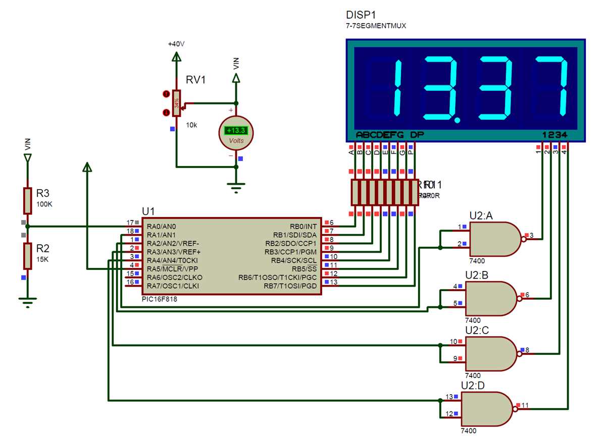 dc voltmeter schematic diagram