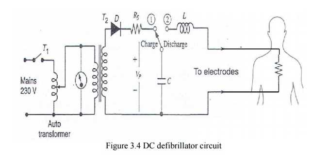 defibrillator circuit diagram