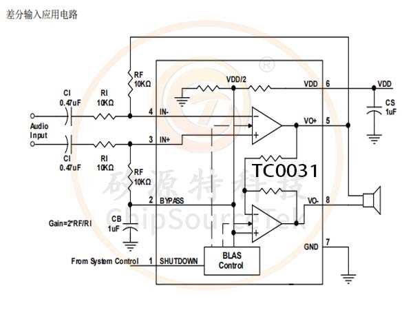 digital audio amplifier circuit diagram