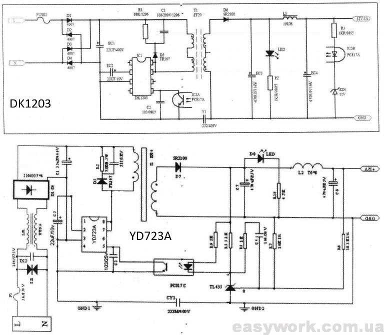 dk1203 circuit diagram