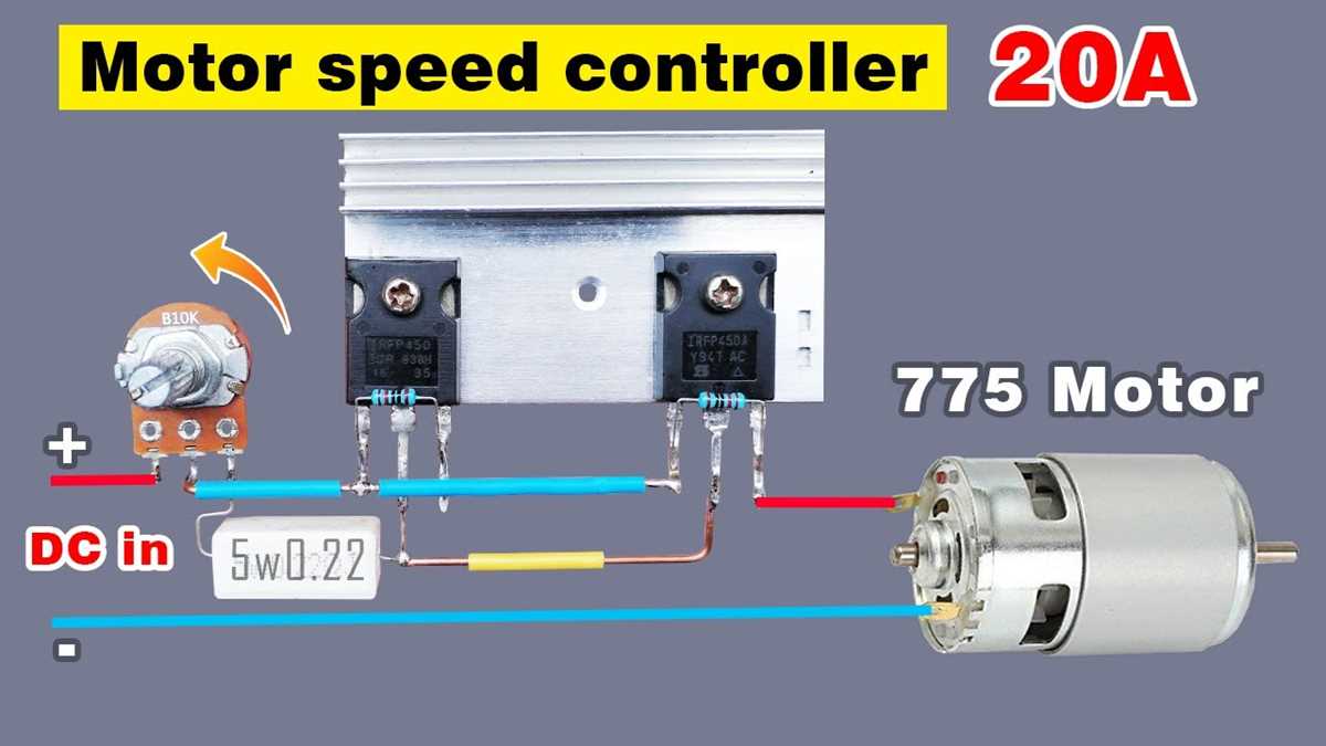 drill speed controller circuit diagram
