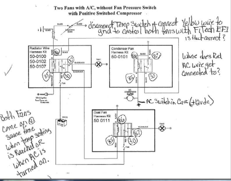 dual electric fan wiring diagram