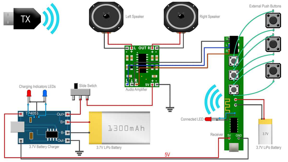 earphone schematic diagram