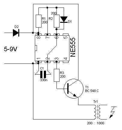 electric fish shocker circuit diagram electric fish shocker circuit diagram
