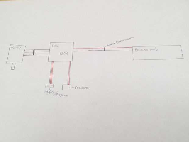 electric skateboard circuit diagram