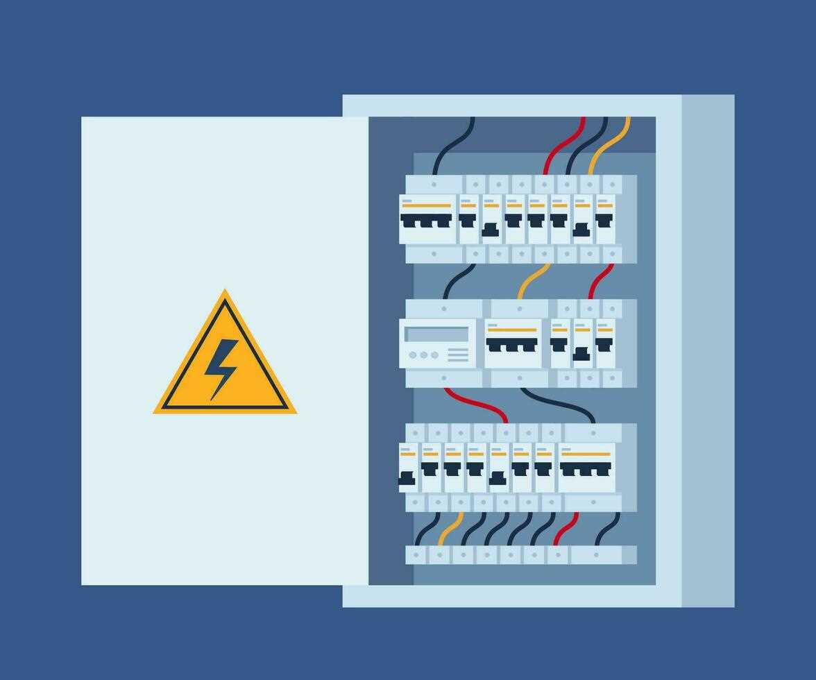 electrical switchboard wiring diagram