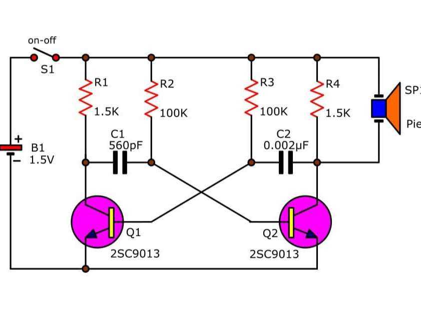 electronic mosquito repellent circuit diagram