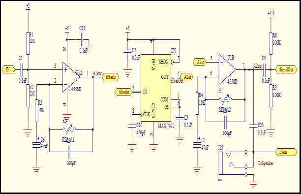 electronic stethoscope circuit diagram