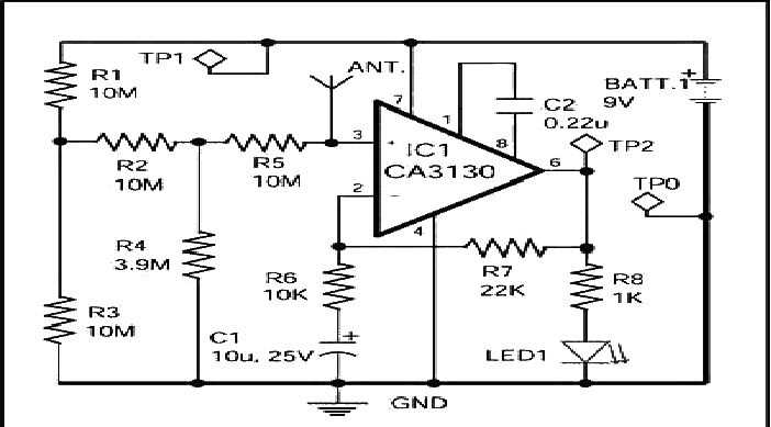 emf detector circuit diagram emf detector circuit diagram