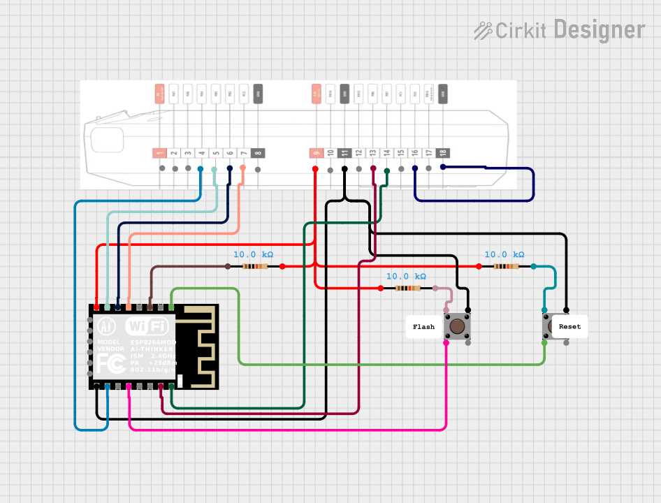 esp8266 wifi module circuit diagram