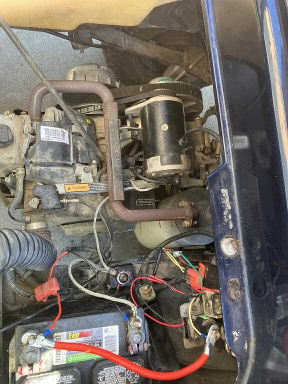 ez go golf cart starter generator wiring diagram