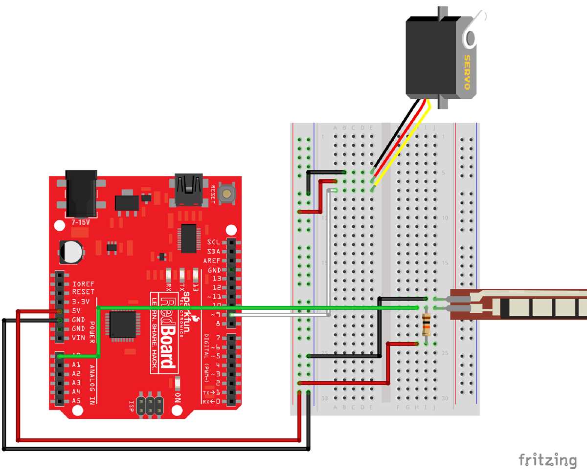 flex sensor circuit diagram