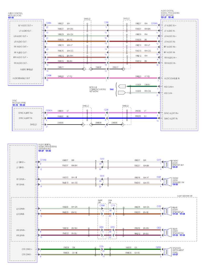 ford audio wiring diagram ford audio wiring diagram