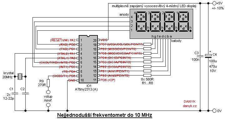 frequency meter circuit diagram