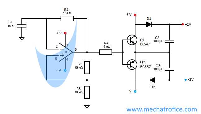 full wave voltage doubler circuit diagram