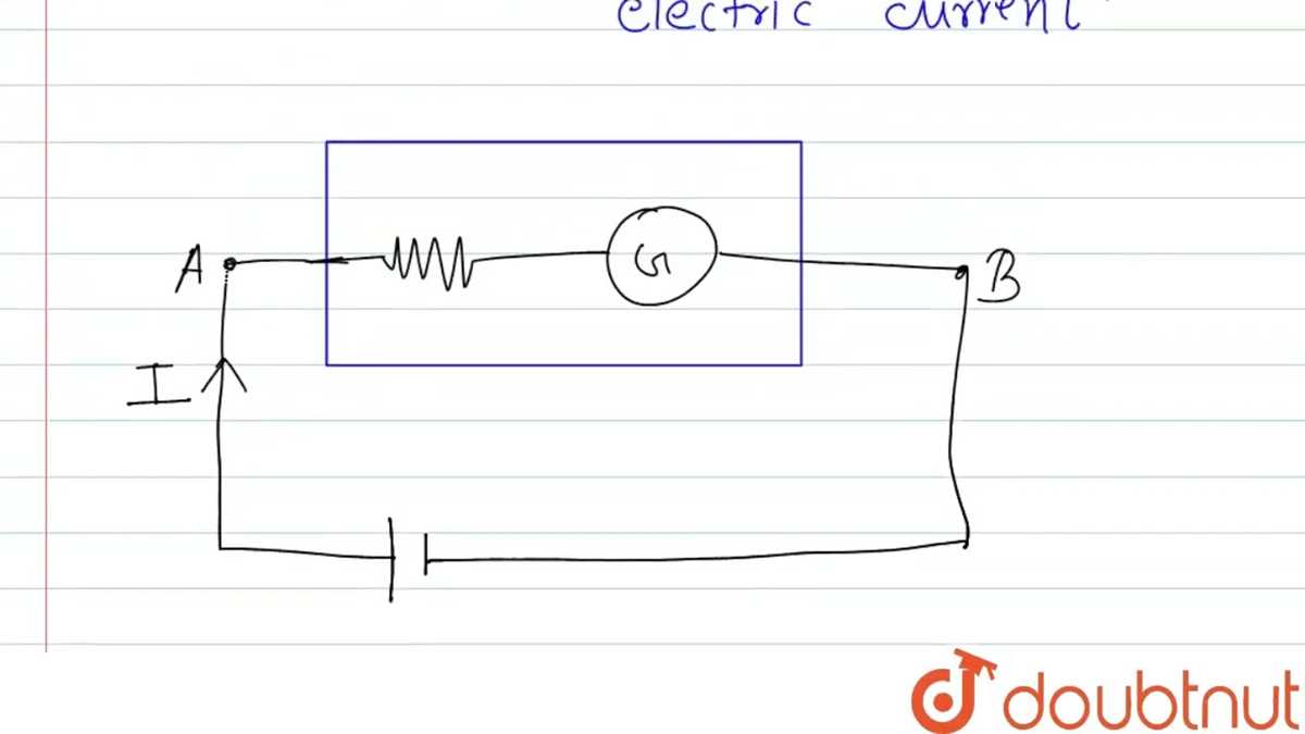 galvanometer circuit diagram