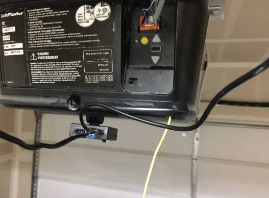 garage door sensors wiring diagram
