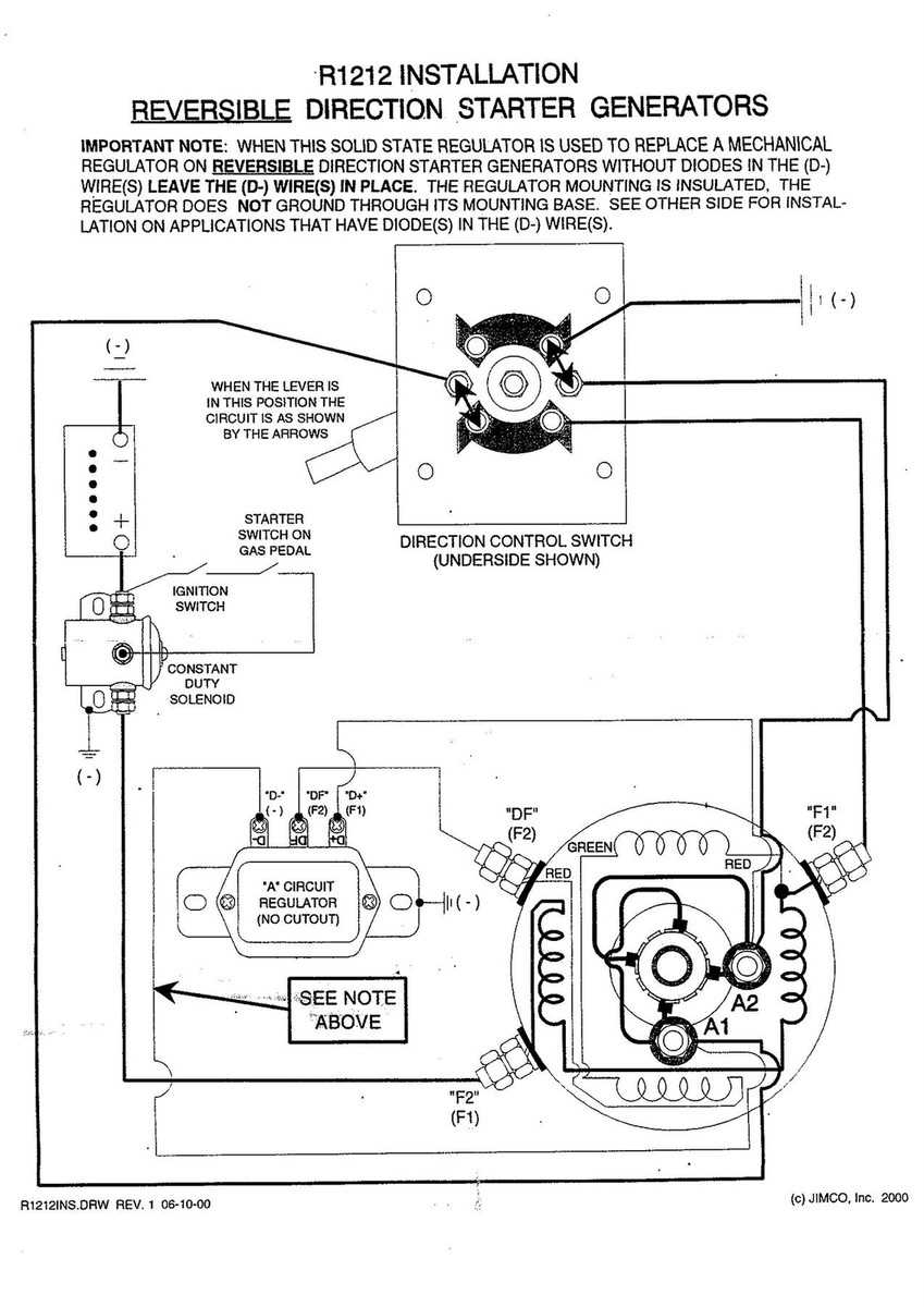 golf cart starter generator wiring diagram