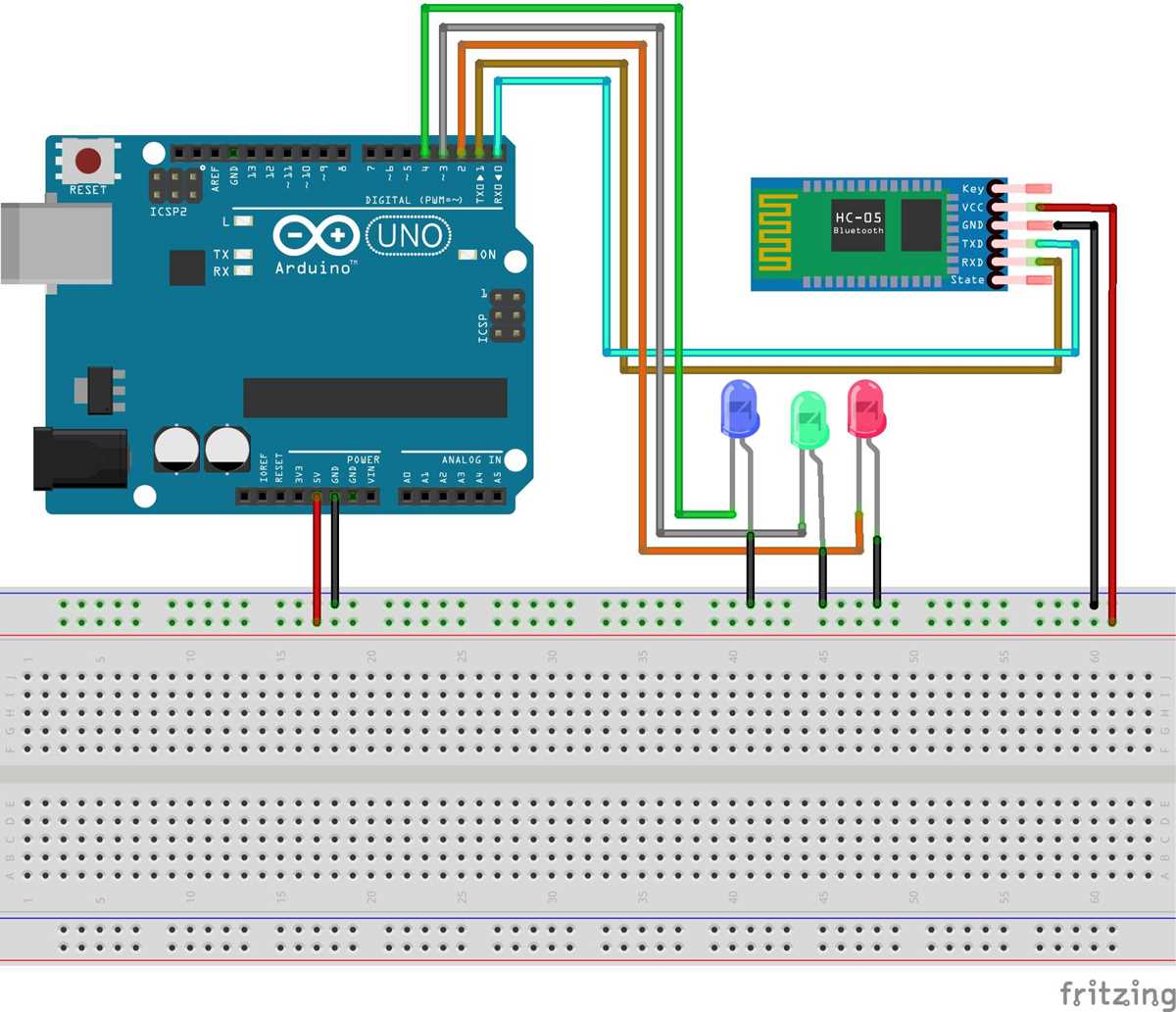 hc 05 bluetooth module circuit diagram