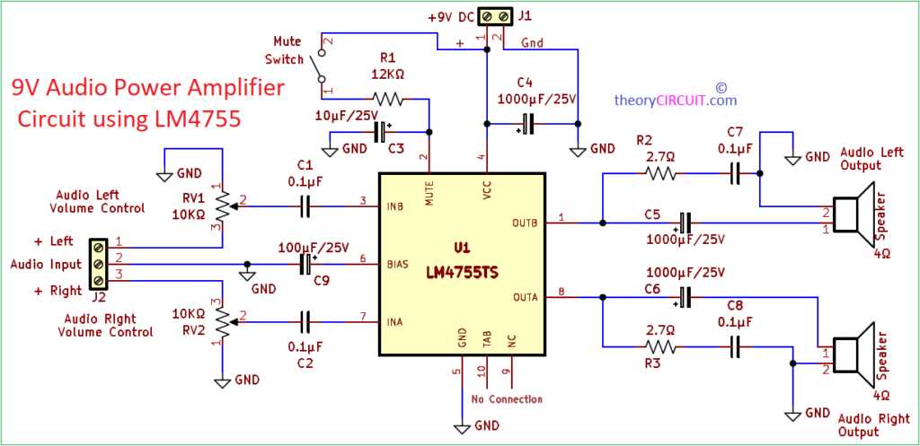 high power amplifier circuit diagram