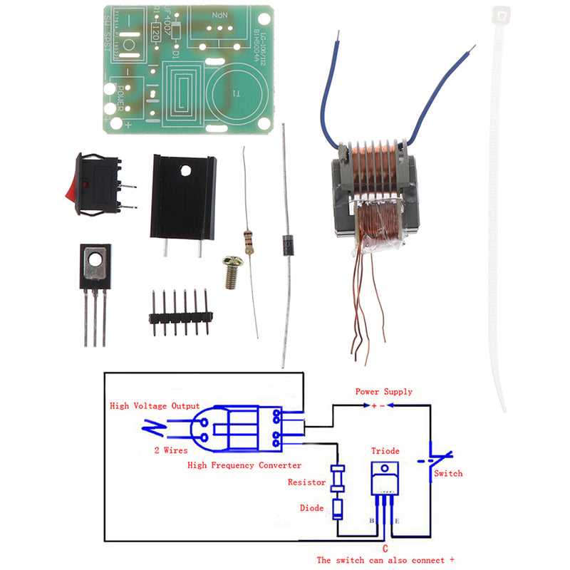 homemade high voltage generator circuit diagram homemade high voltage generator circuit diagram