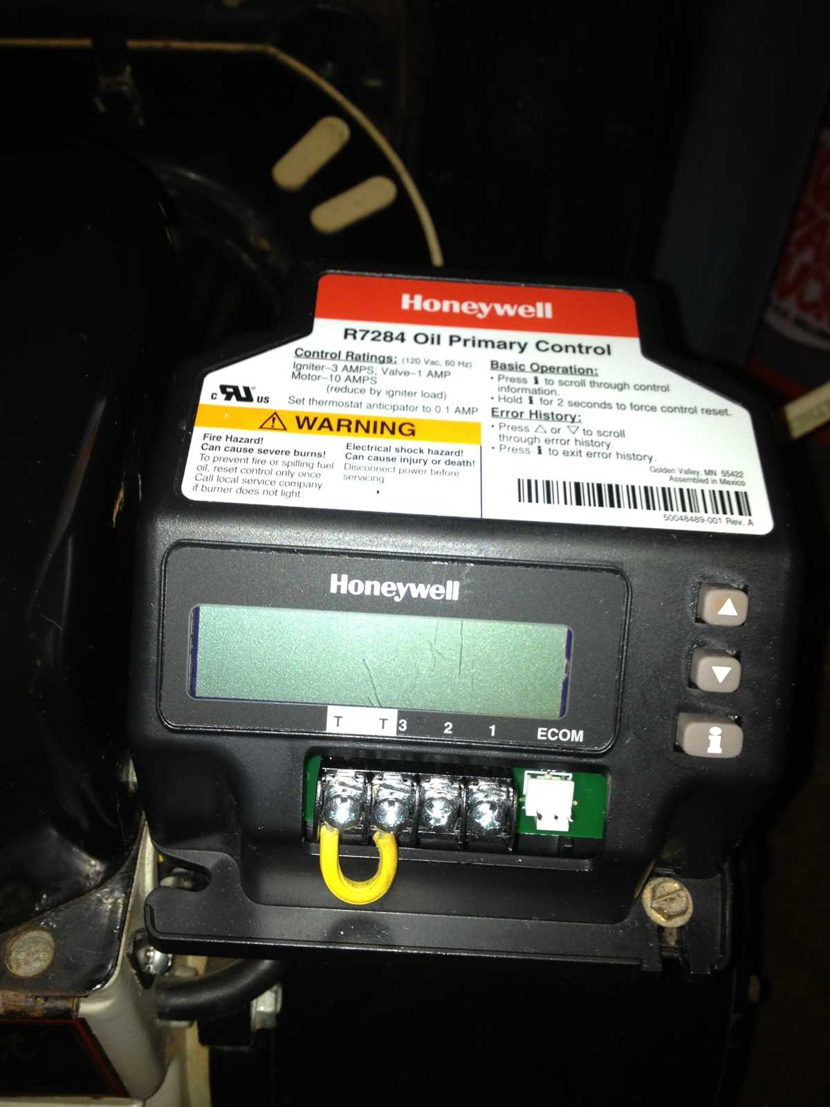 honeywell r8184g4009 wiring diagram
