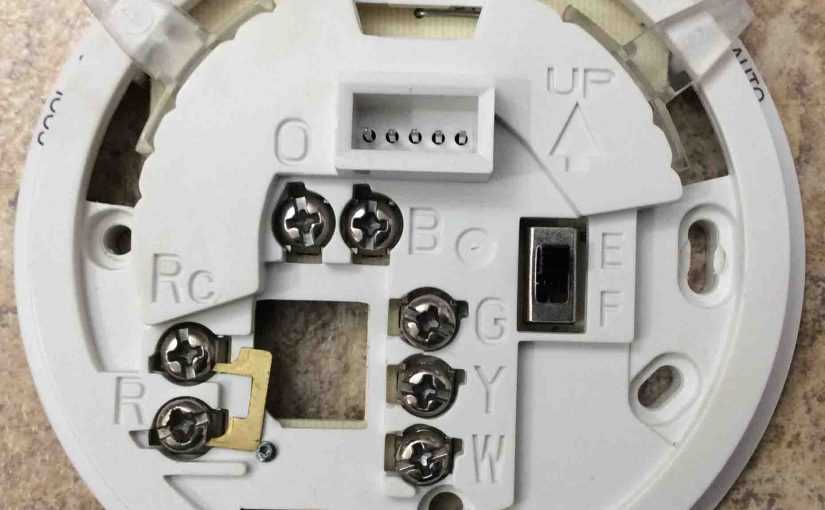 honeywell round thermostat wiring diagram