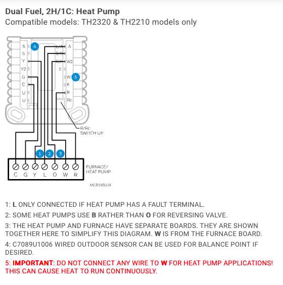honeywell wiring diagram thermostat