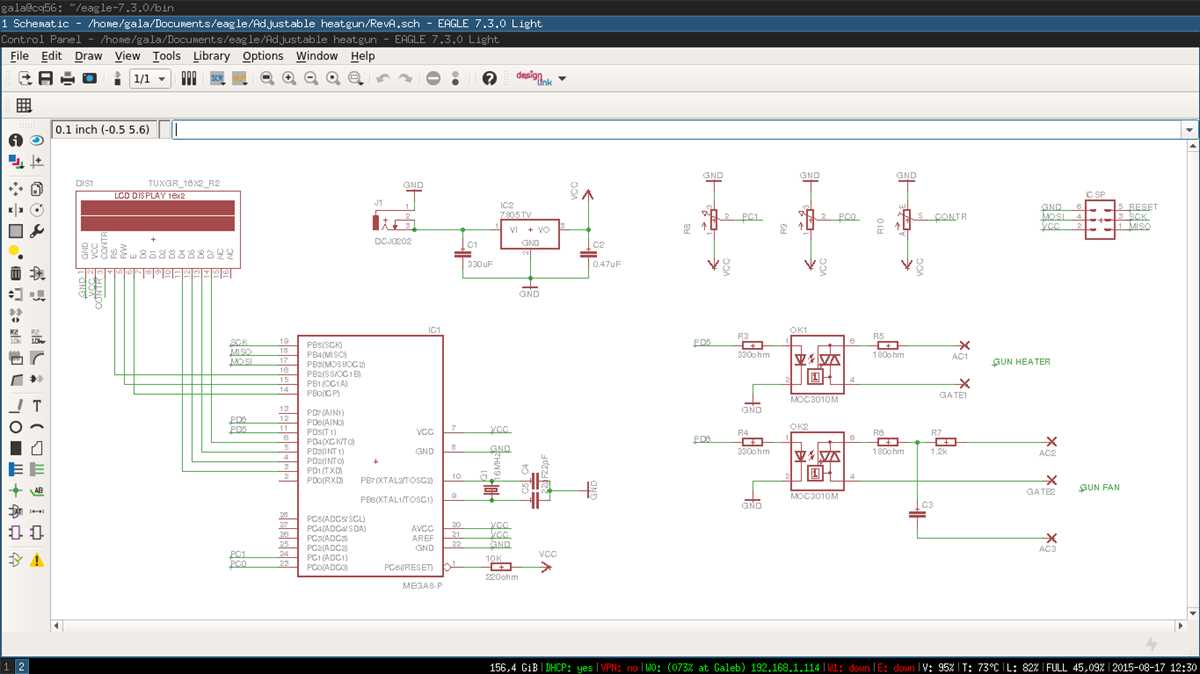 hot air gun circuit diagram