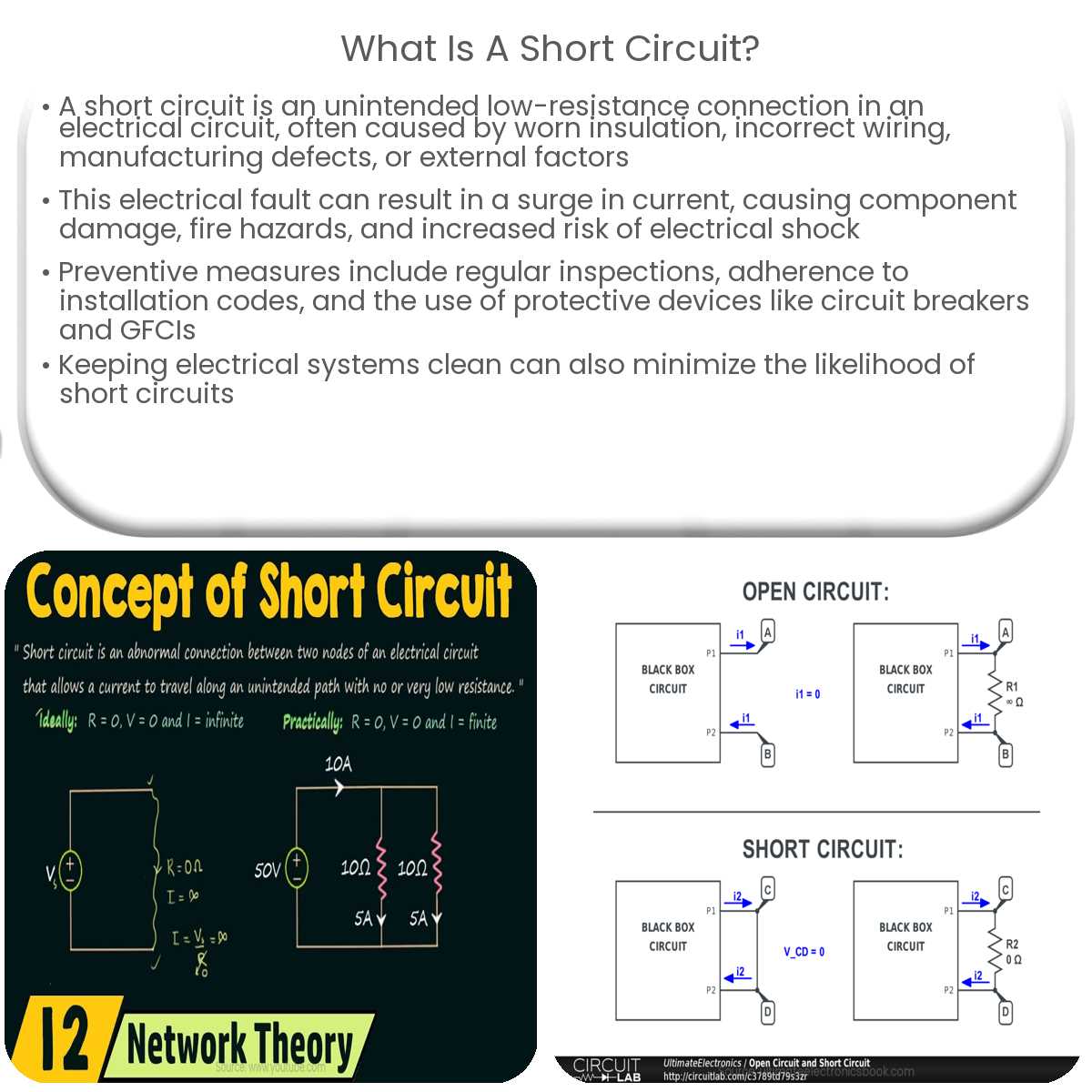 how to identify a short circuit in a circuit diagram how to identify a short circuit in a circuit diagram
