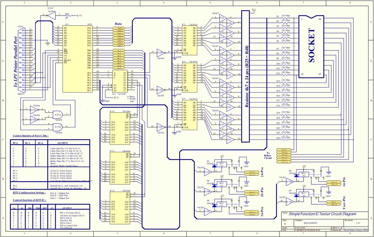 ic tester circuit diagram ic tester circuit diagram