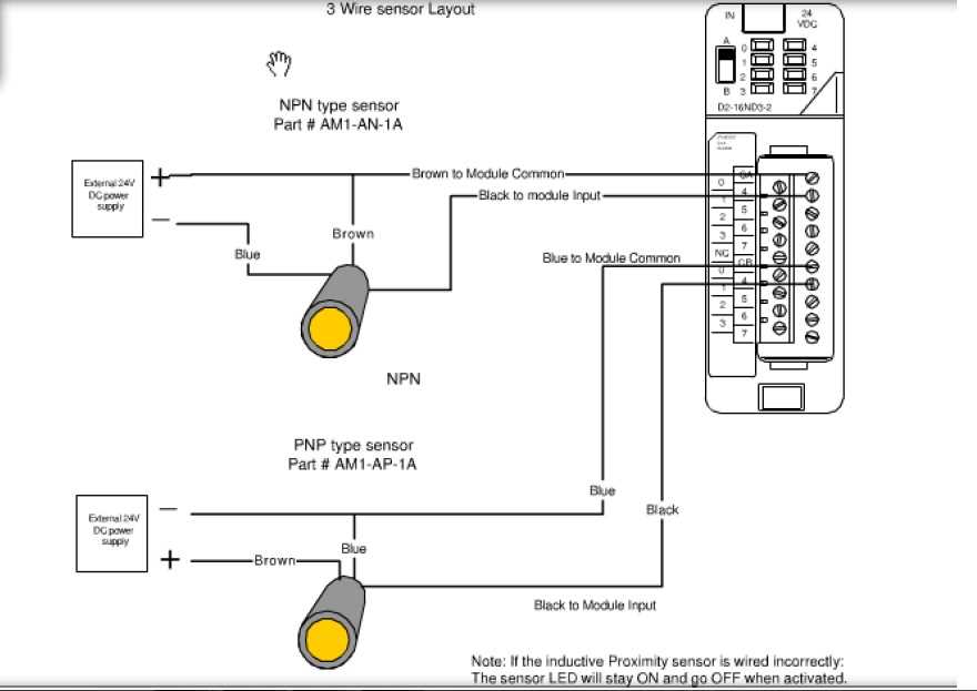 inductive proximity switch circuit diagram