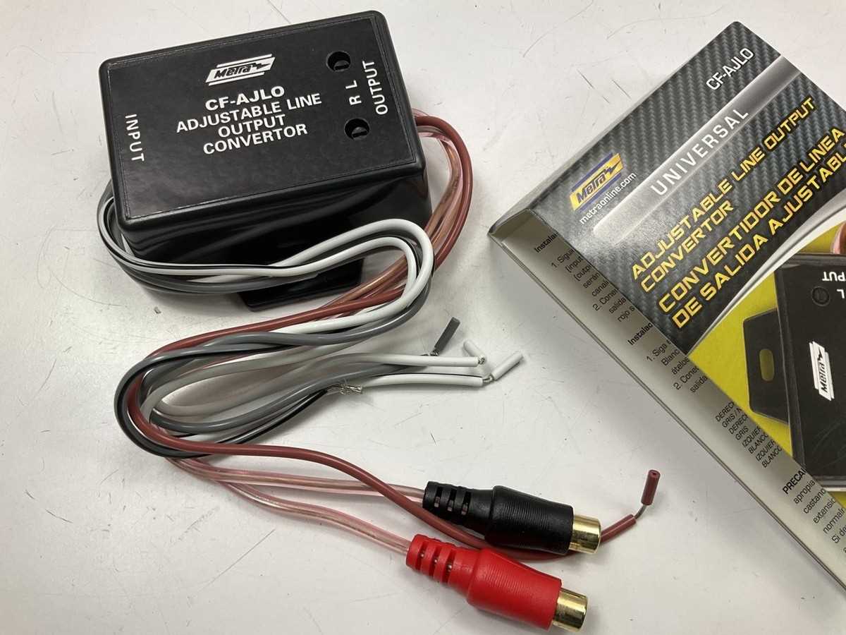 instruction metra line output converter wiring diagram