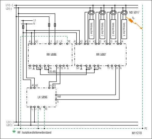 insulation monitoring device schematic circuit diagram