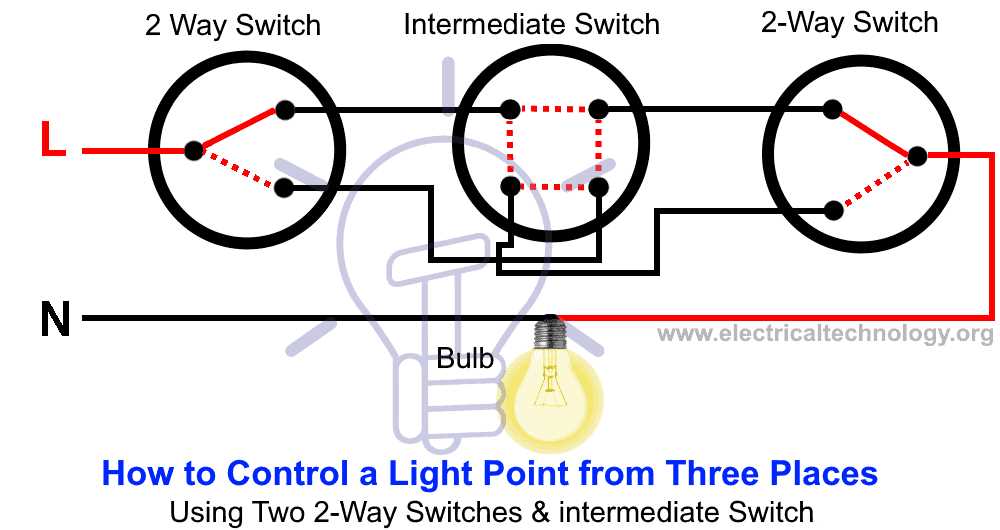 intermediate switch circuit diagram intermediate switch circuit diagram