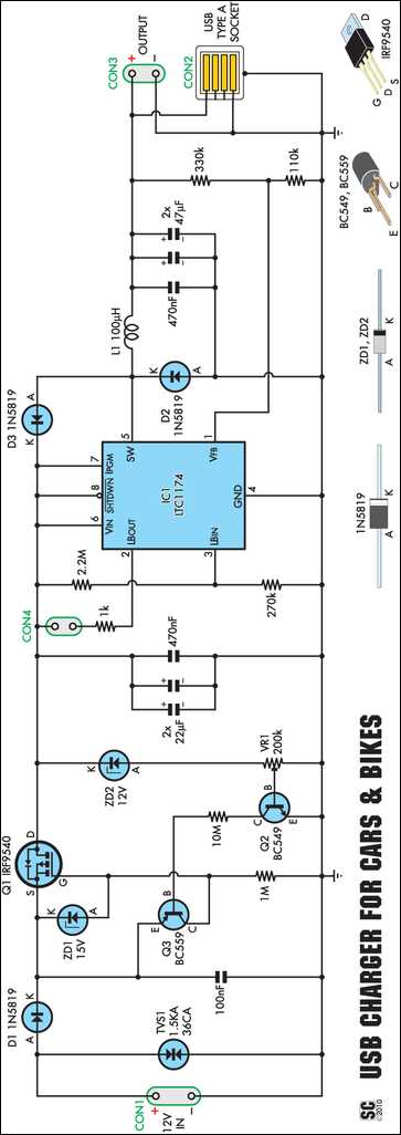 iphone charger circuit diagram