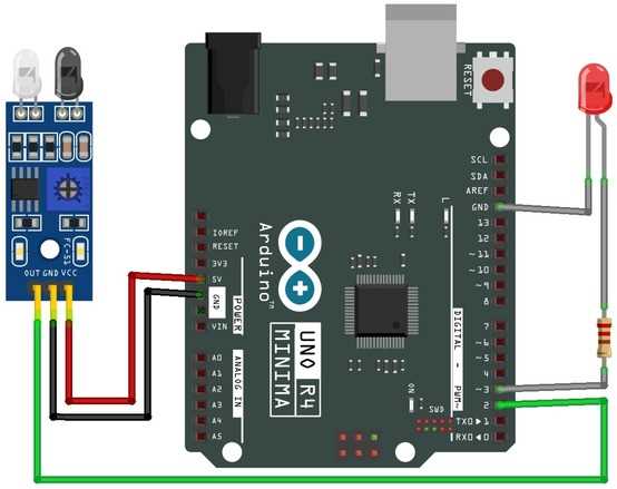 ir sensor module circuit diagram
