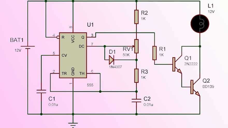 lamp dimmer circuit diagram