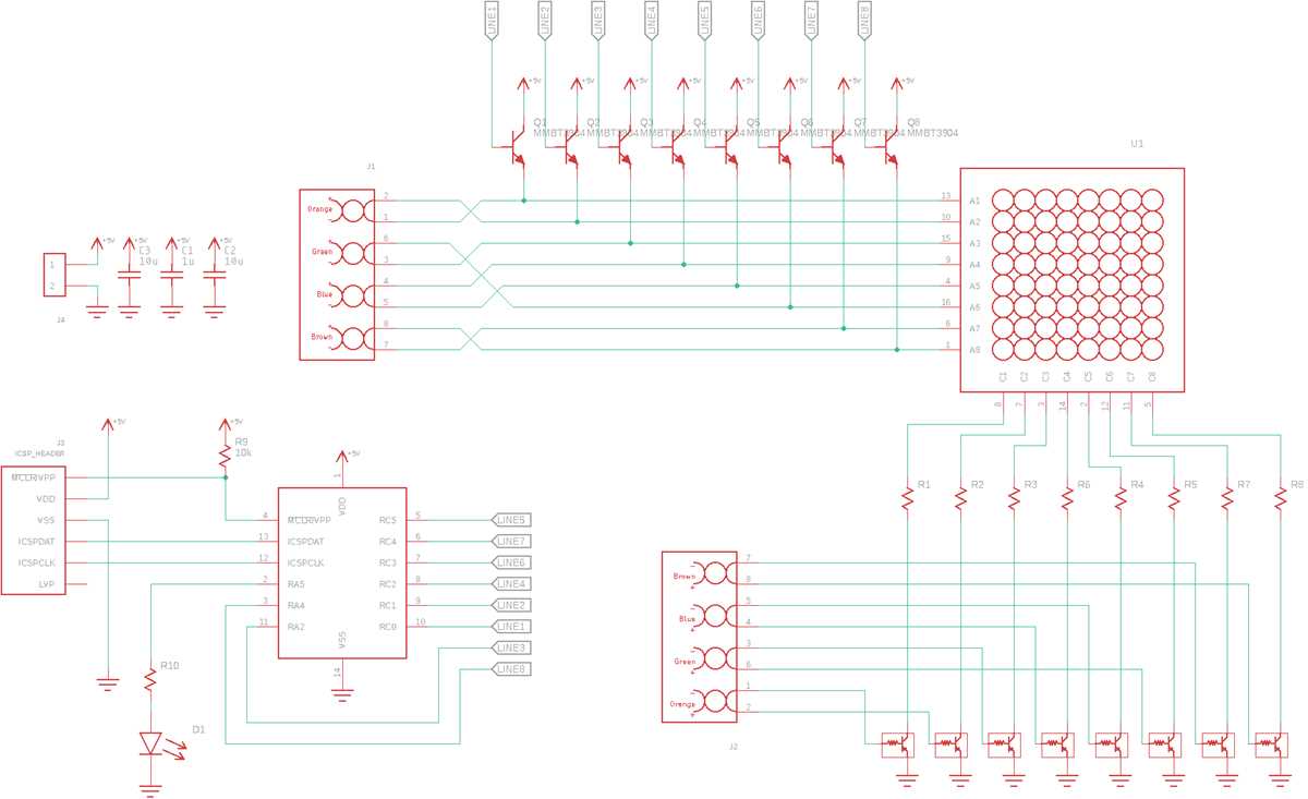 lan tester schematic diagram
