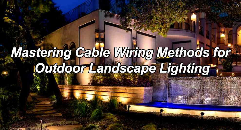 landscape lighting wiring diagram