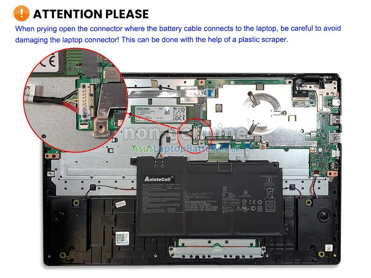 laptop battery circuit board diagram