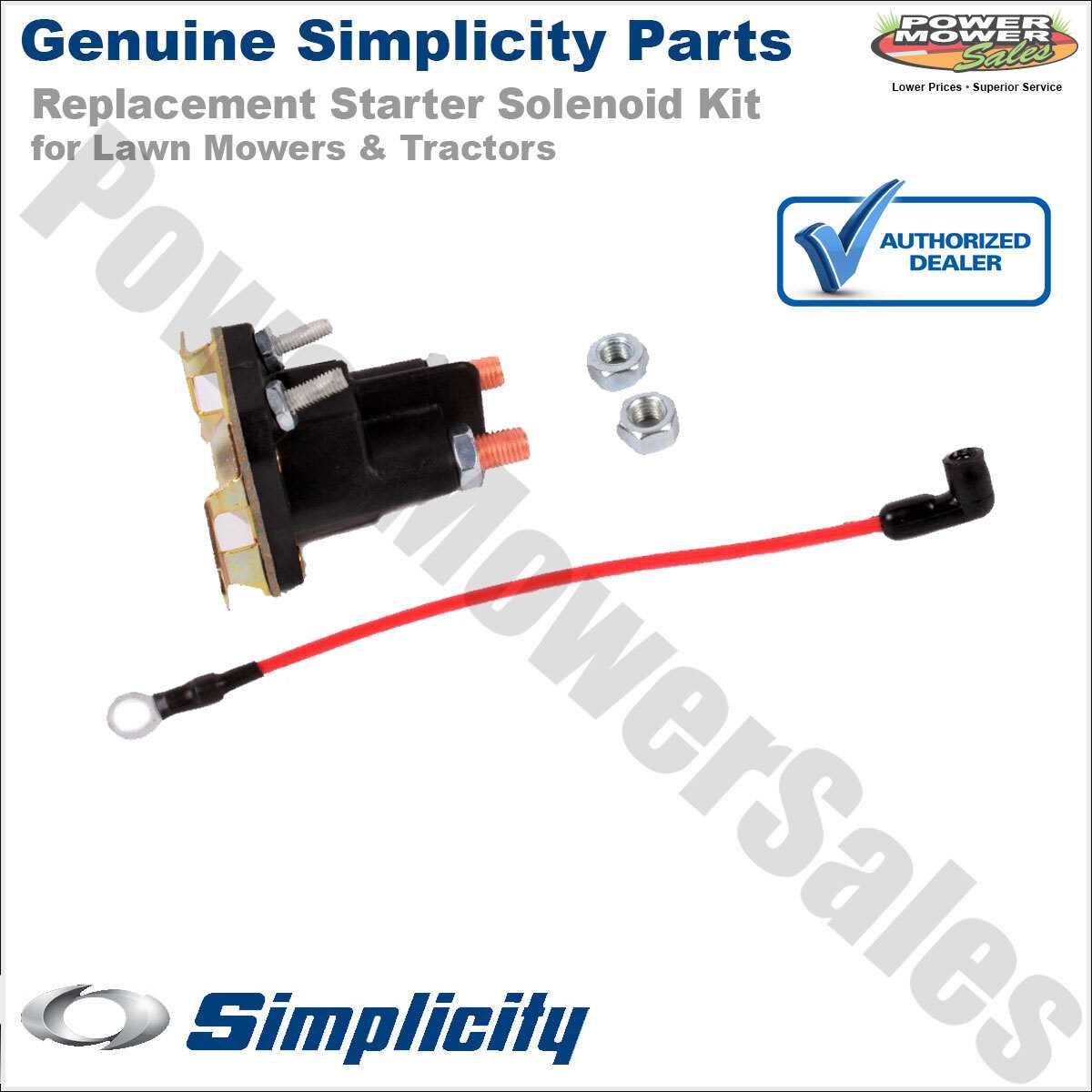lawn mower starter solenoid wiring diagram
