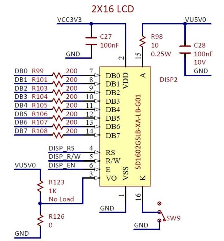 lcd circuit diagram lcd circuit diagram