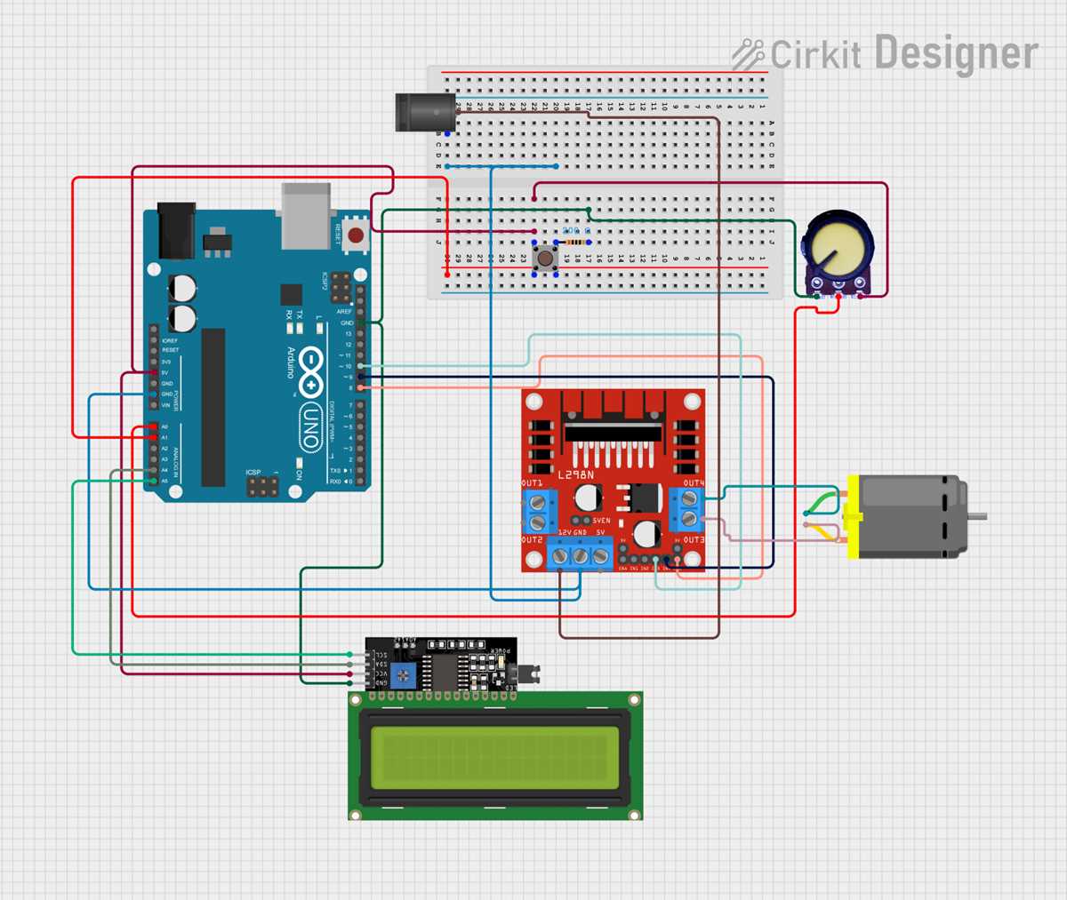 lcd driver circuit diagram