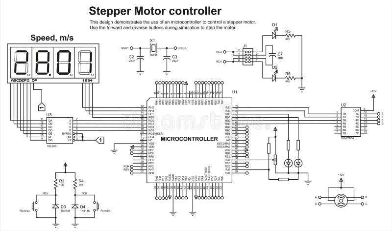 lcd schematic diagram