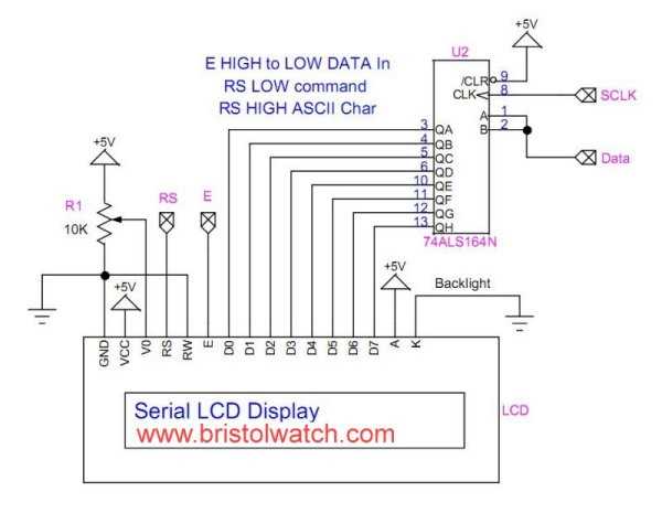 lcd screen circuit diagram